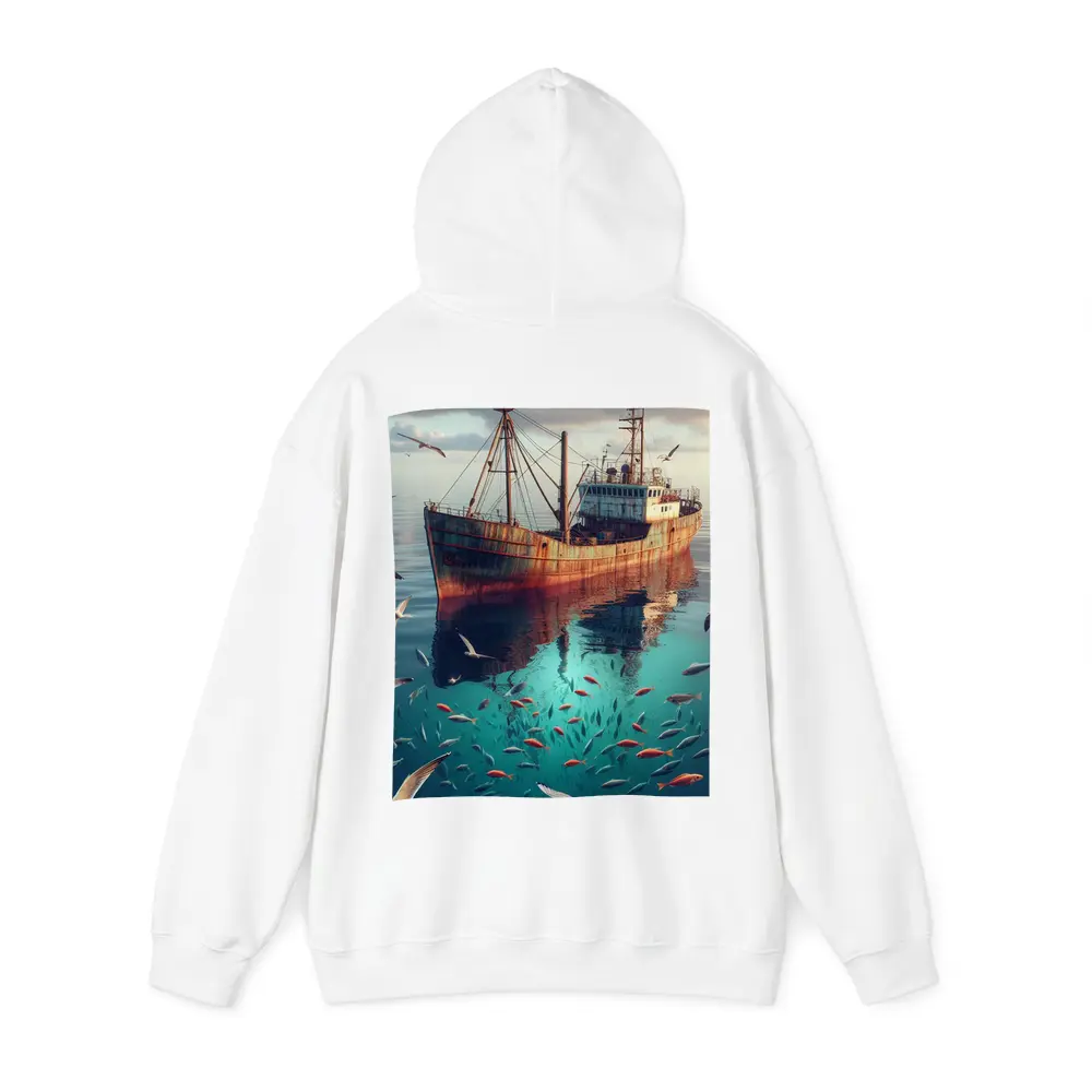 Rusty Fishing Boat Ocean Fish Underwater – Hoodies