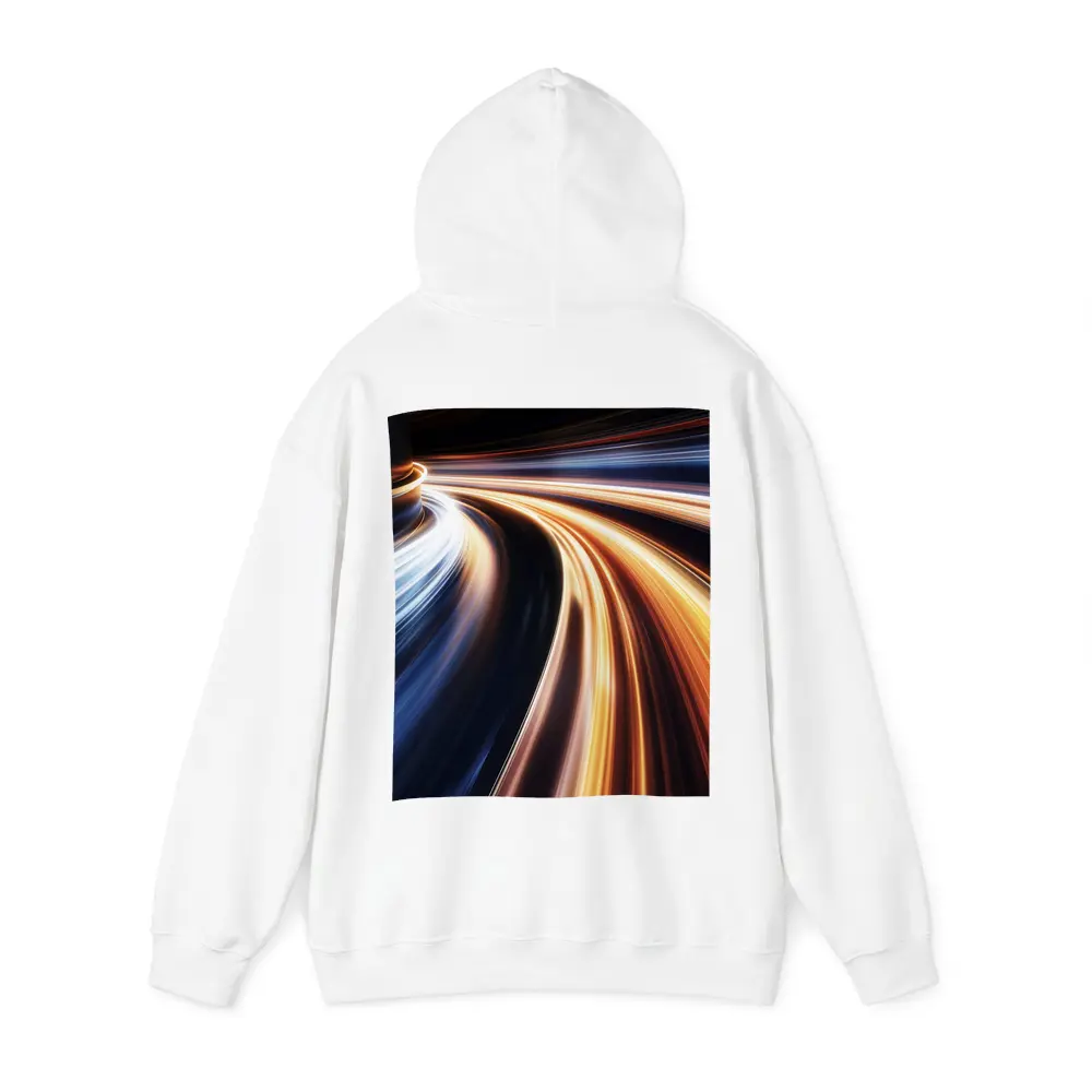 Speed Light Trails Abstract Dark Background – Hoodies