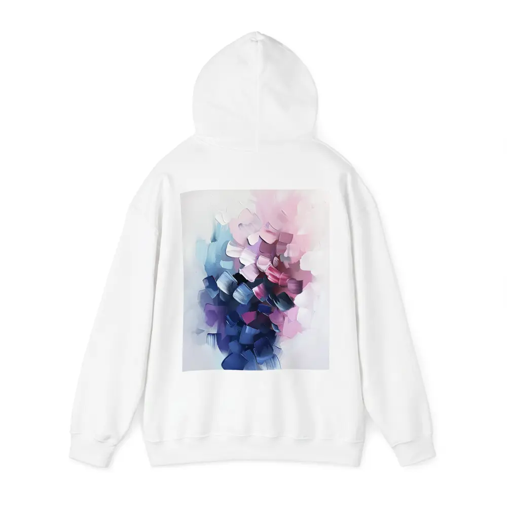 Abstract Pink Purple Bold Brushstroke Art – Hoodies