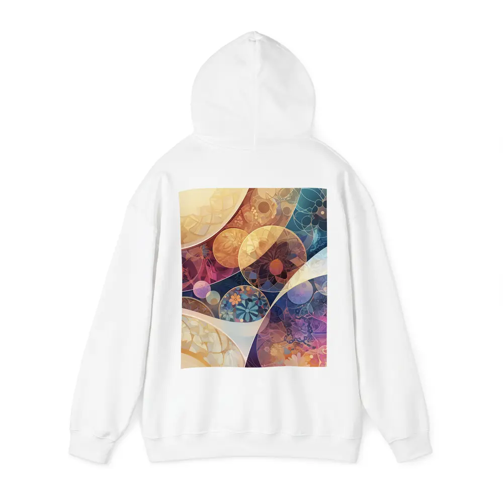 Floral Abstract Circles Pastel Boho Pattern Art – Hoodies