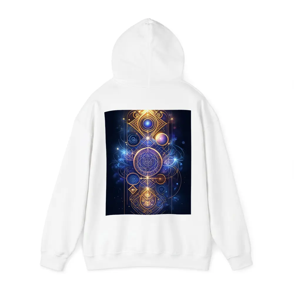 Sacred Geometry Gold Mystic Space Art – Hoodies