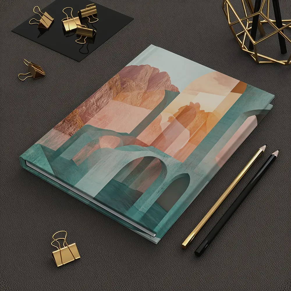 Pastel Arches Abstract Architecture Rocky Mountains – Notebooks