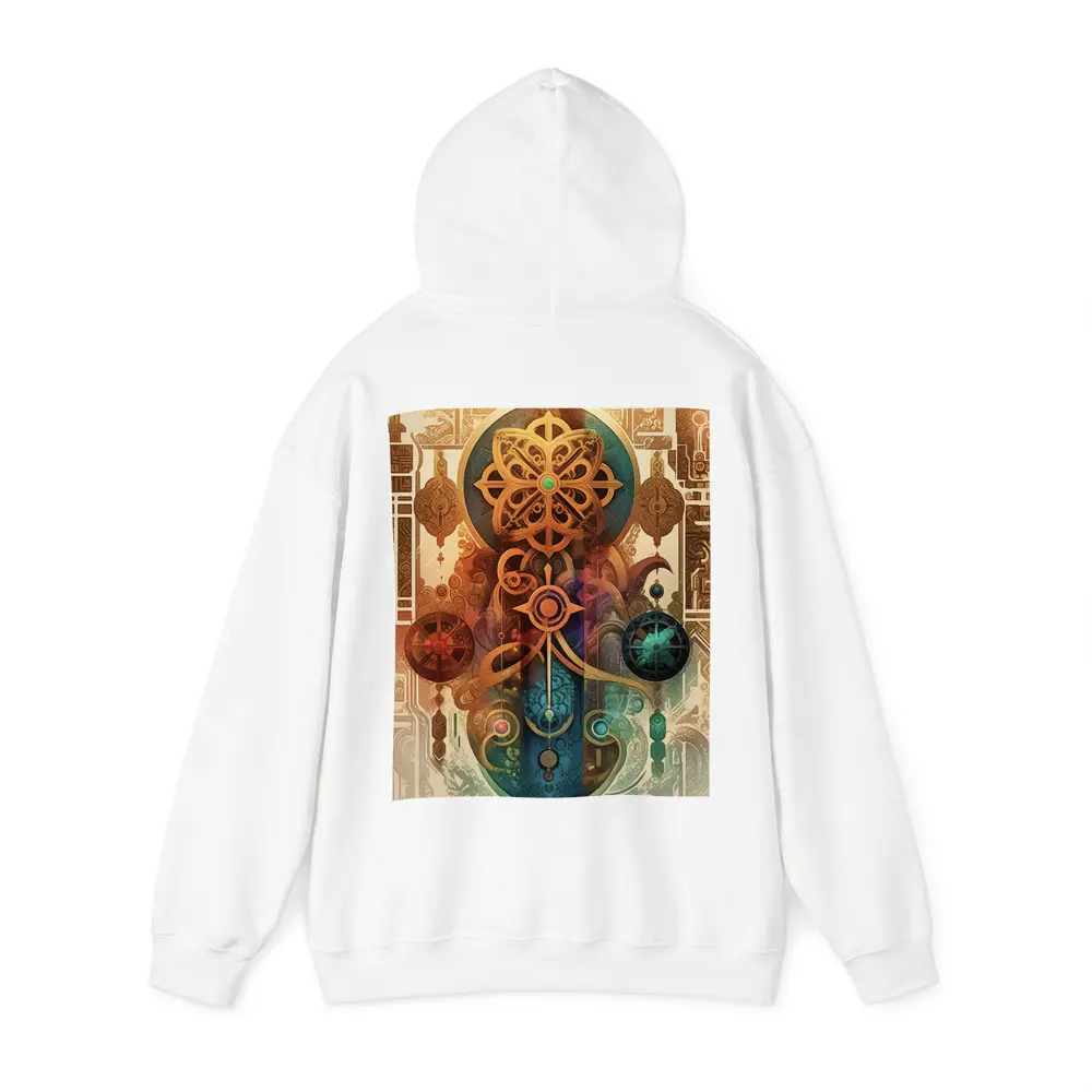 Mystical Ornate Mandala Symbols Sacred Geometric Art – Hoodies