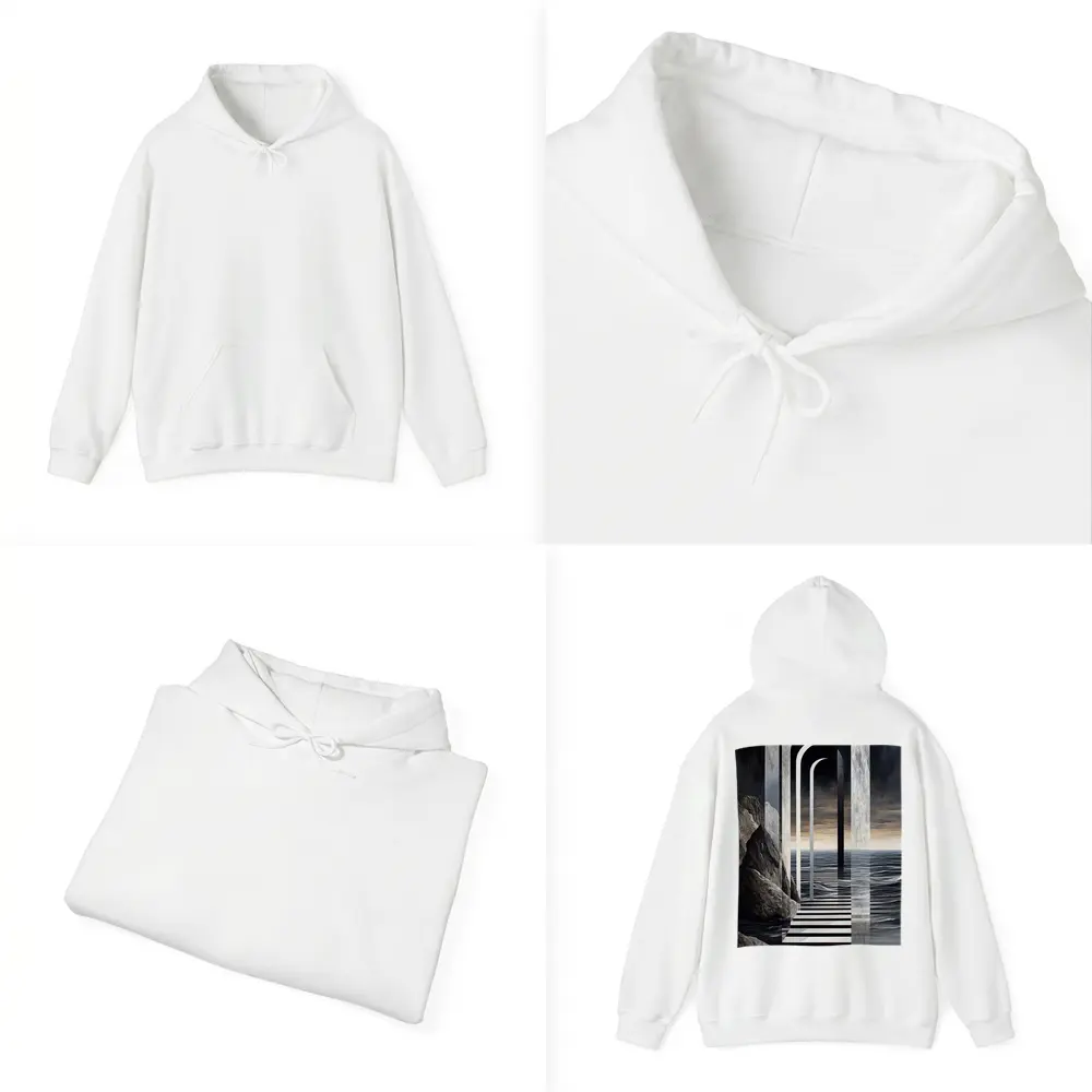 Surreal Arches Ocean Dark Atmospheric Art – Hoodies