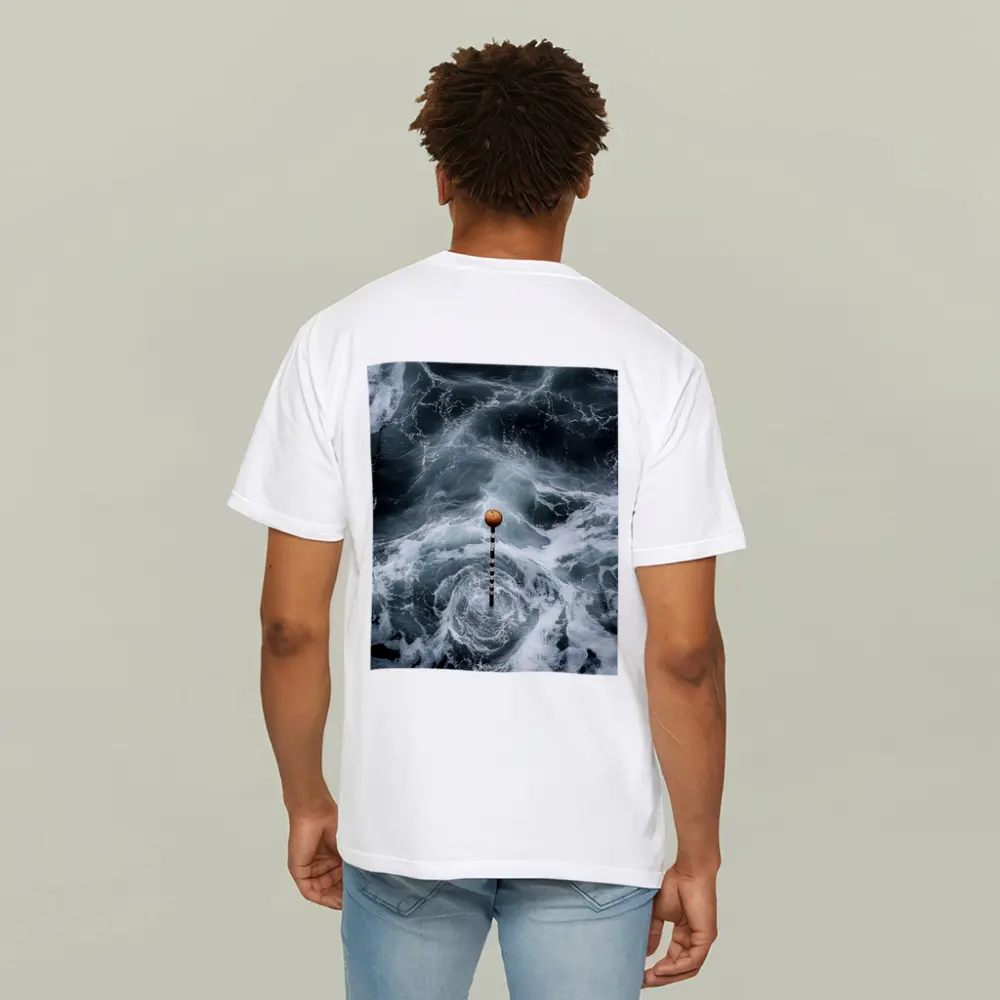 Ocean Buoy Swirling Dark Stormy Waves – T-Shirts