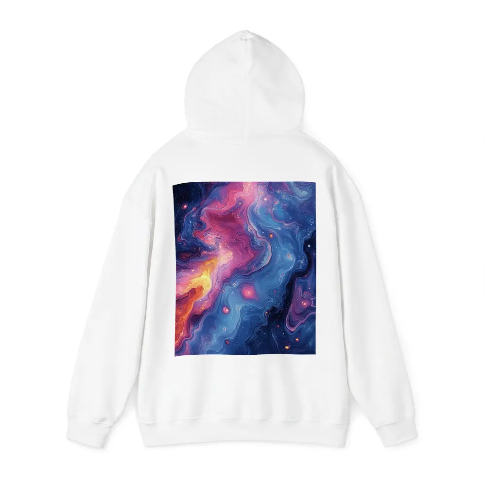 Cosmic Nebula Abstract Blue Purple Swirl Art – Hoodies