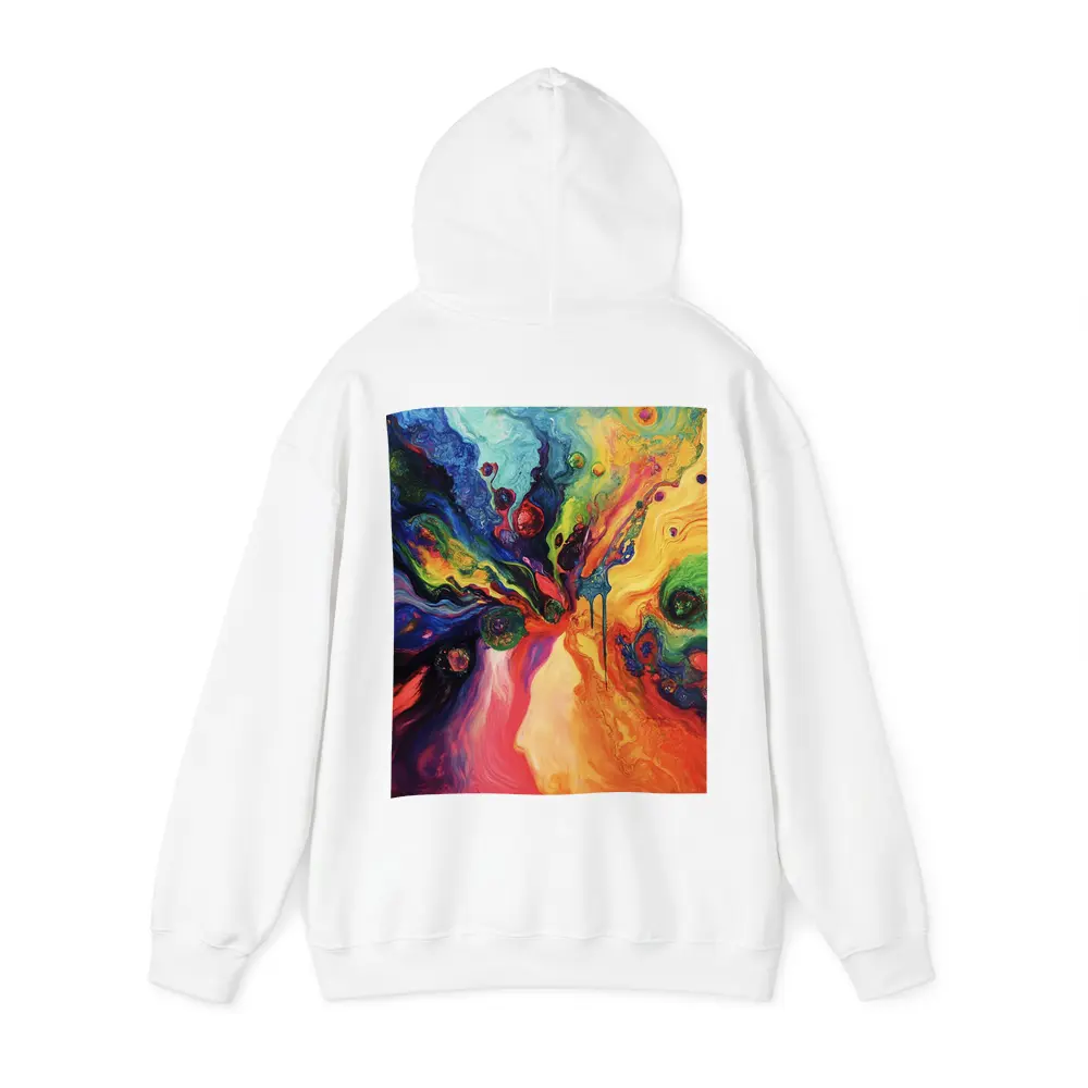 Colorful Abstract Fluid Art Explosion Painting – Hoodies