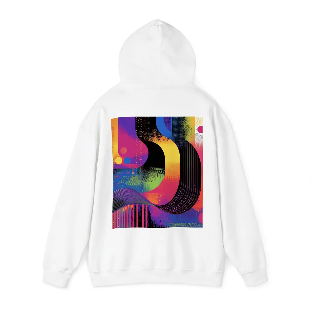 Bold Abstract Grunge Art Colorful Urban Design – Hoodies