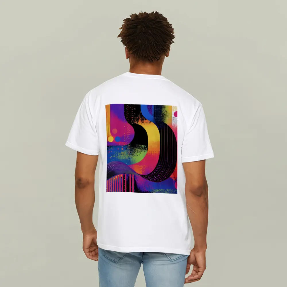 Bold Abstract Grunge Art Colorful Urban Design – T-Shirts