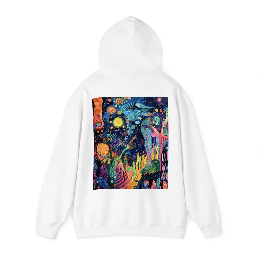 Psychedelic Cosmic Fantasy Art Dark Background – Hoodies