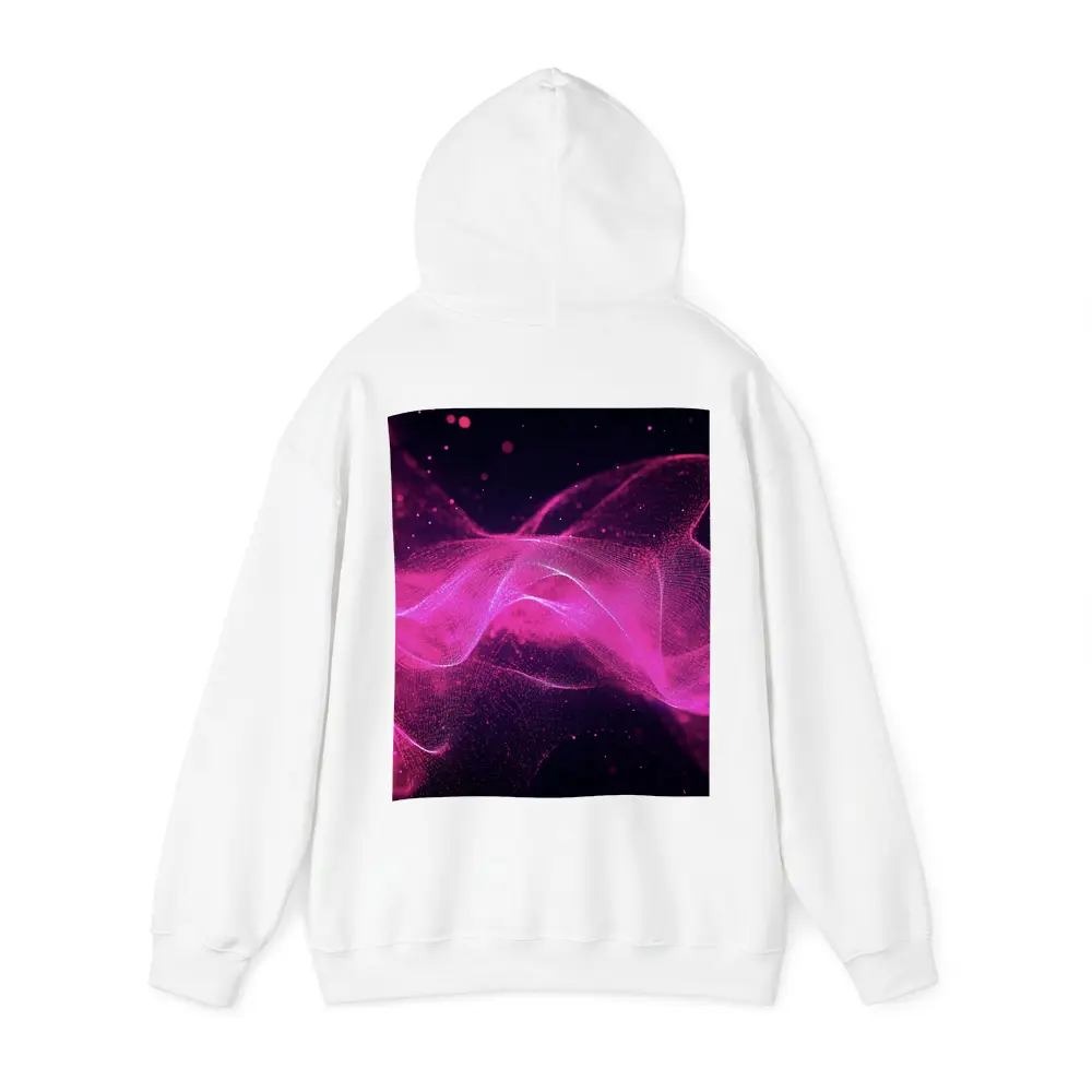 Pink Purple Wave Abstract Dark Background – Hoodies