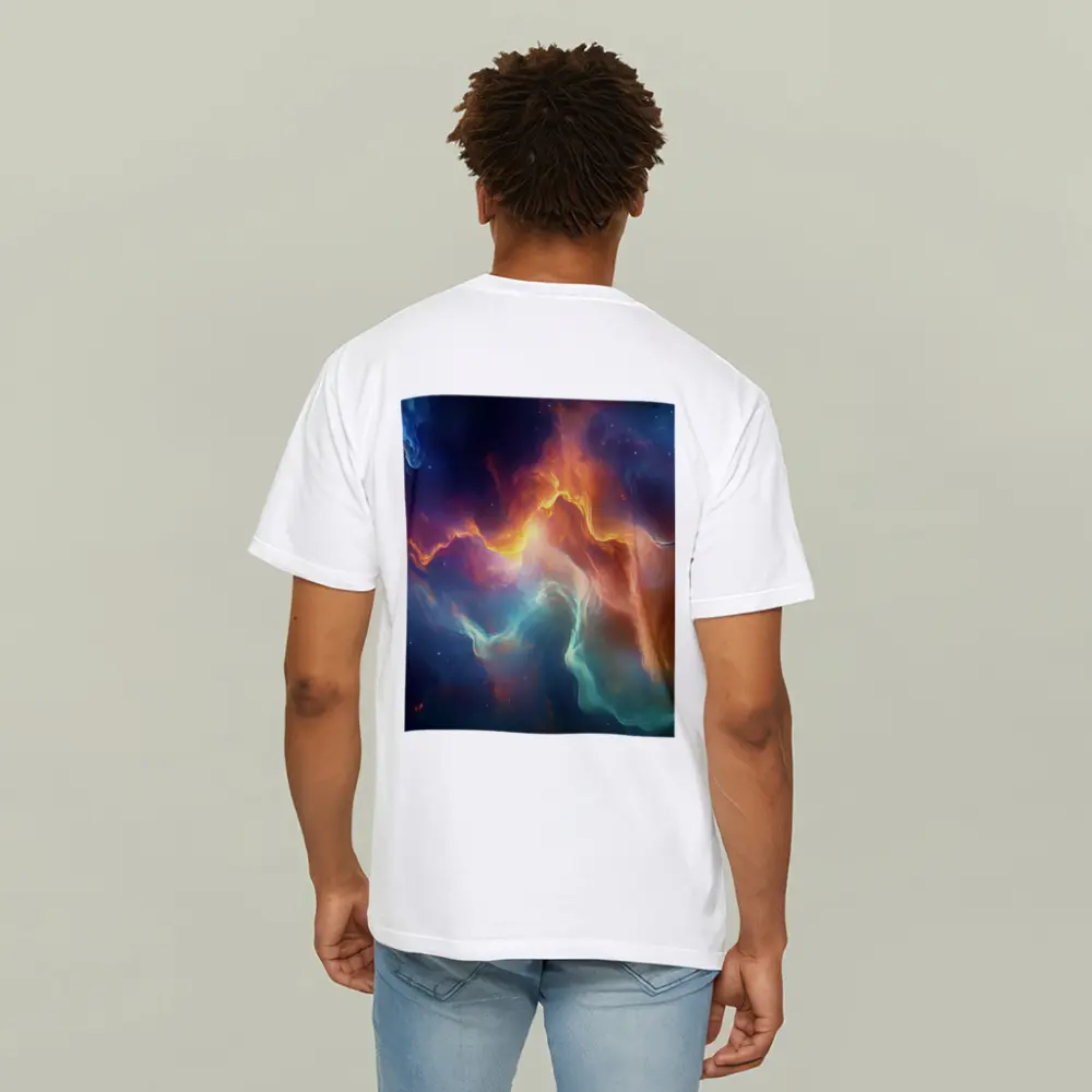 Colorful Nebula Space Abstract Galaxy Art – T-Shirts