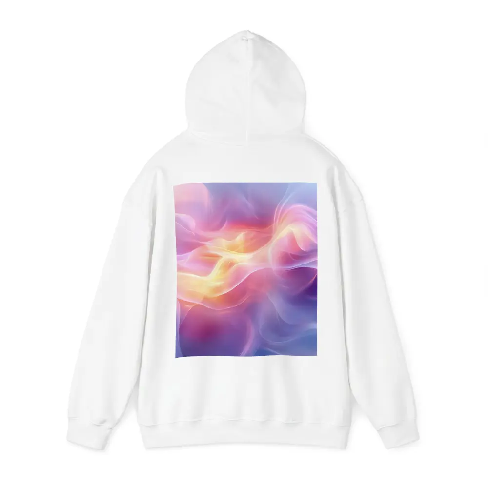 Soft Pink Purple Abstract Flowing Wave Art – Hoodies