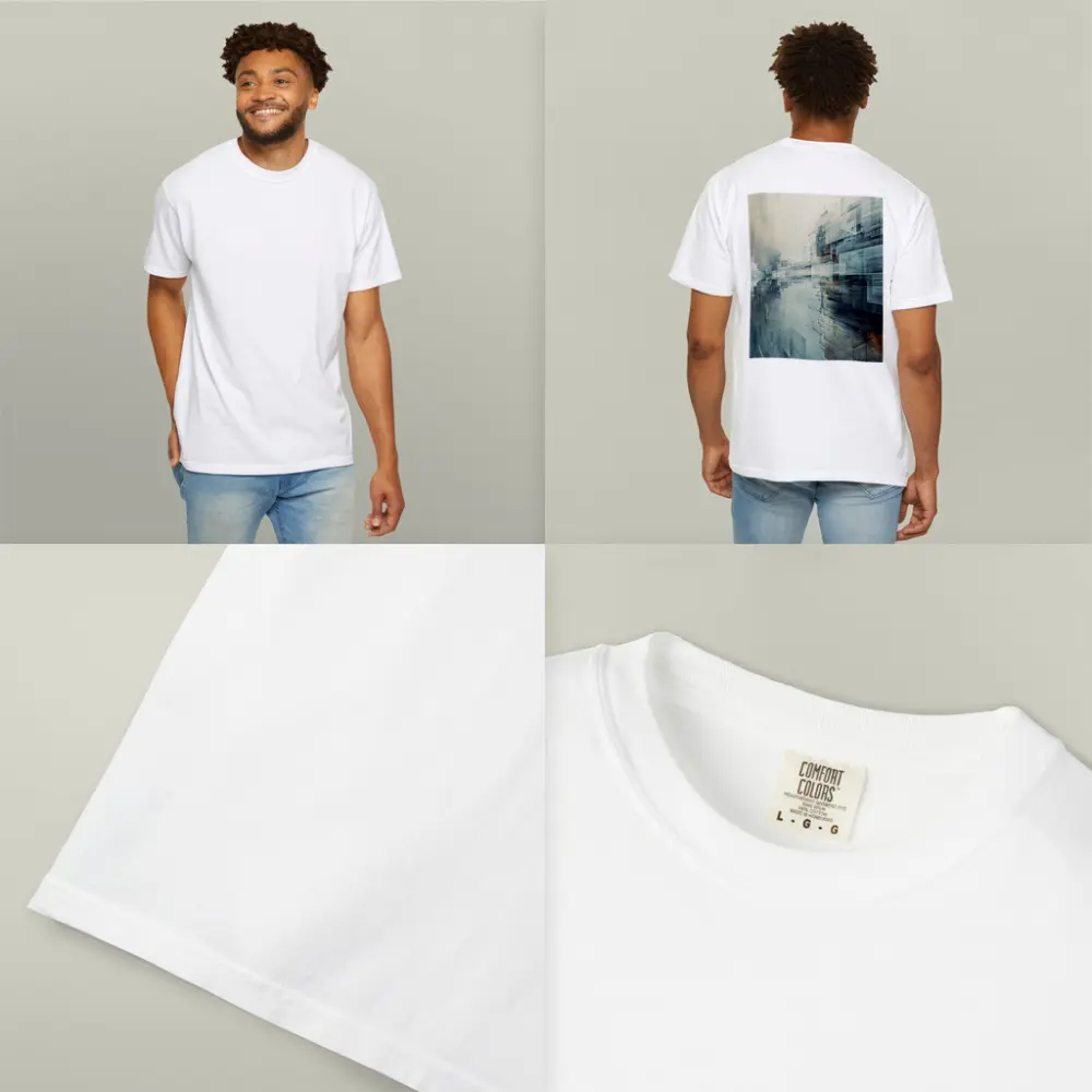 Abstract Digital Architecture Geometric City Art – T-Shirts