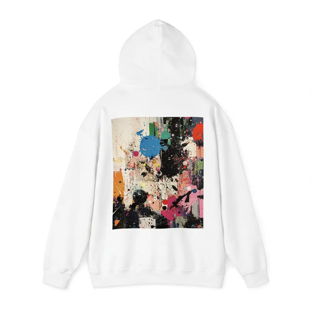 Abstract Graffiti Paint Splatter Colorful Art – Hoodies