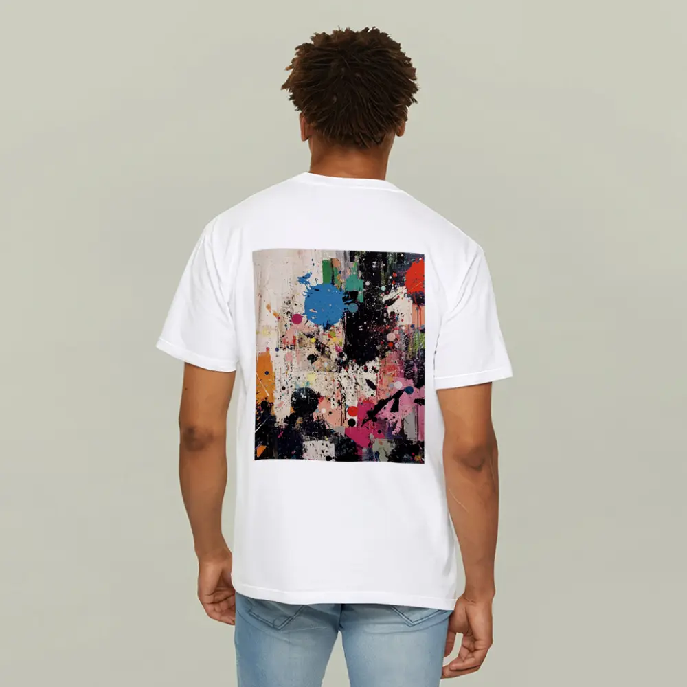 Abstract Graffiti Paint Splatter Colorful Art – T-Shirts