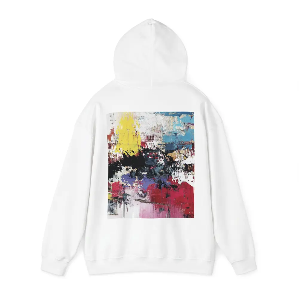 Bold Colorful Abstract Expressionist Art Painting – Hoodies
