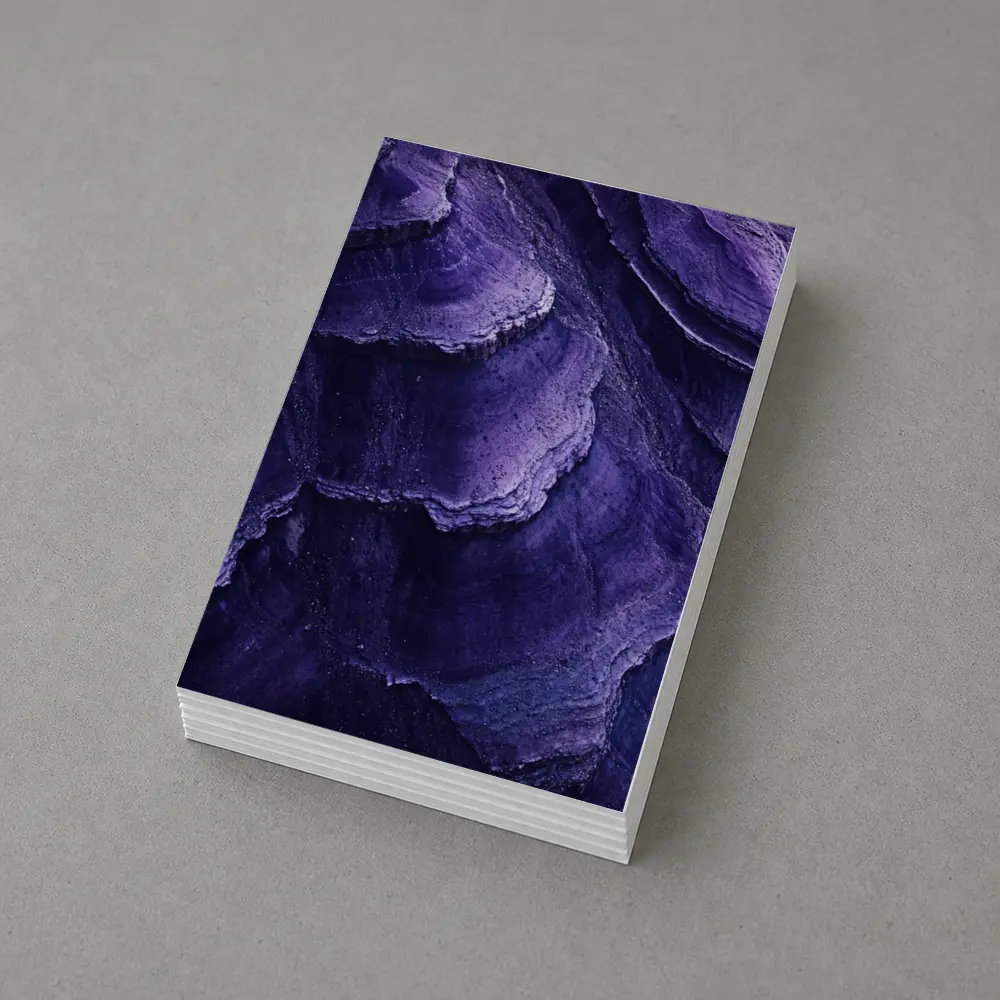 Purple Layered Rock Formation Abstract Texture – Postcards