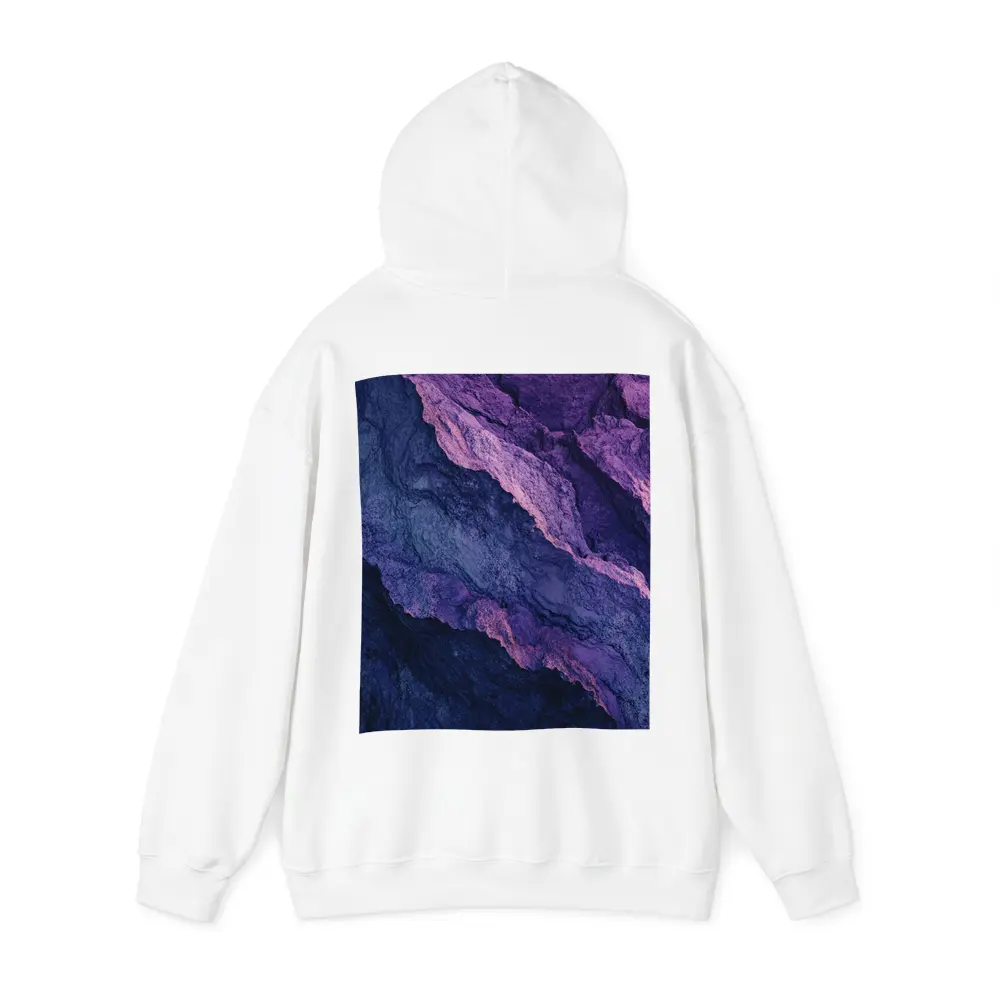 Purple Blue Rocky Mountain Stone Texture – Hoodies