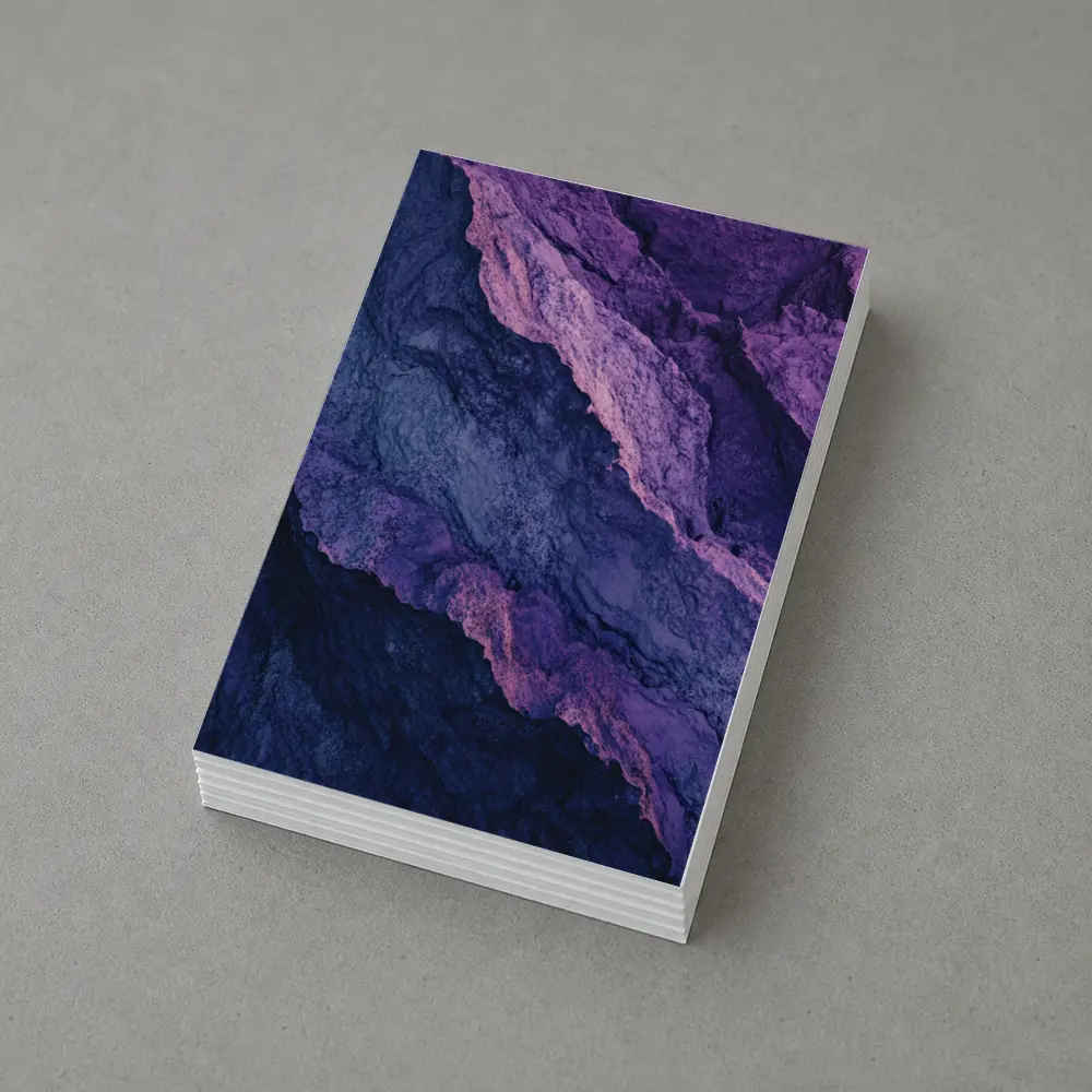 Purple Blue Rocky Mountain Stone Texture – Postcards