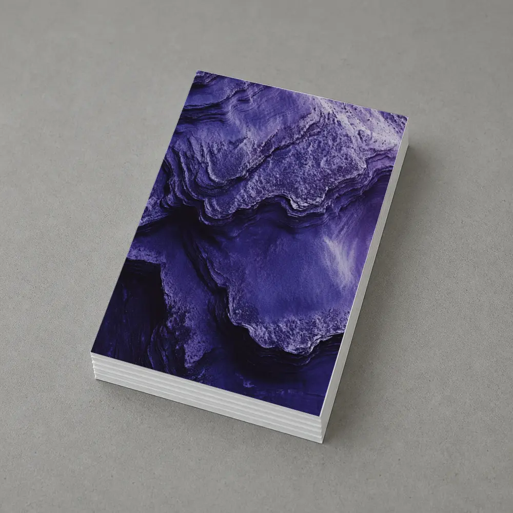 Purple Rock Layers Abstract Geological Formation – Postcards