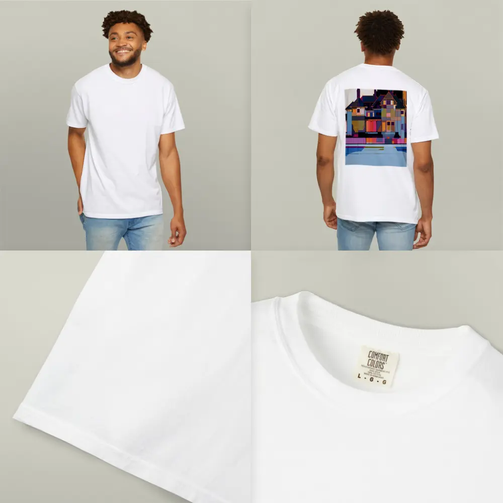 Victorian House Pool Geometric Pop Art – T-Shirts