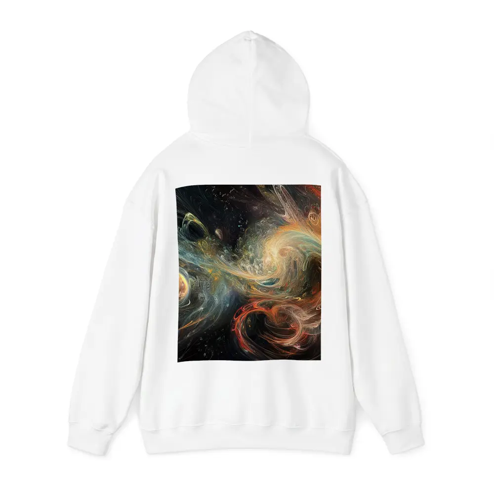 Cosmic Swirls Abstract Space Galaxy Art – Hoodies
