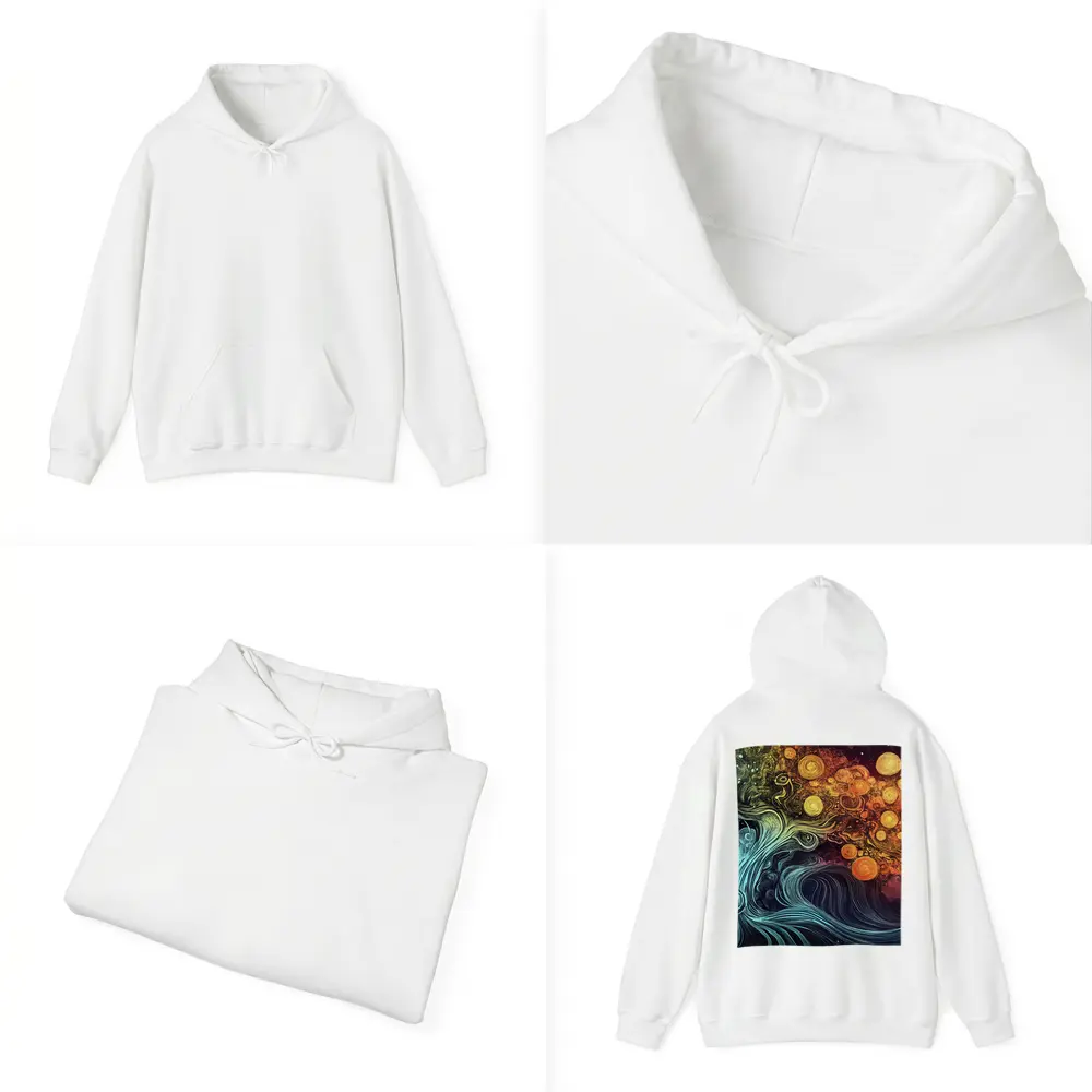 Swirling Tree of Life Abstract Art – Hoodies