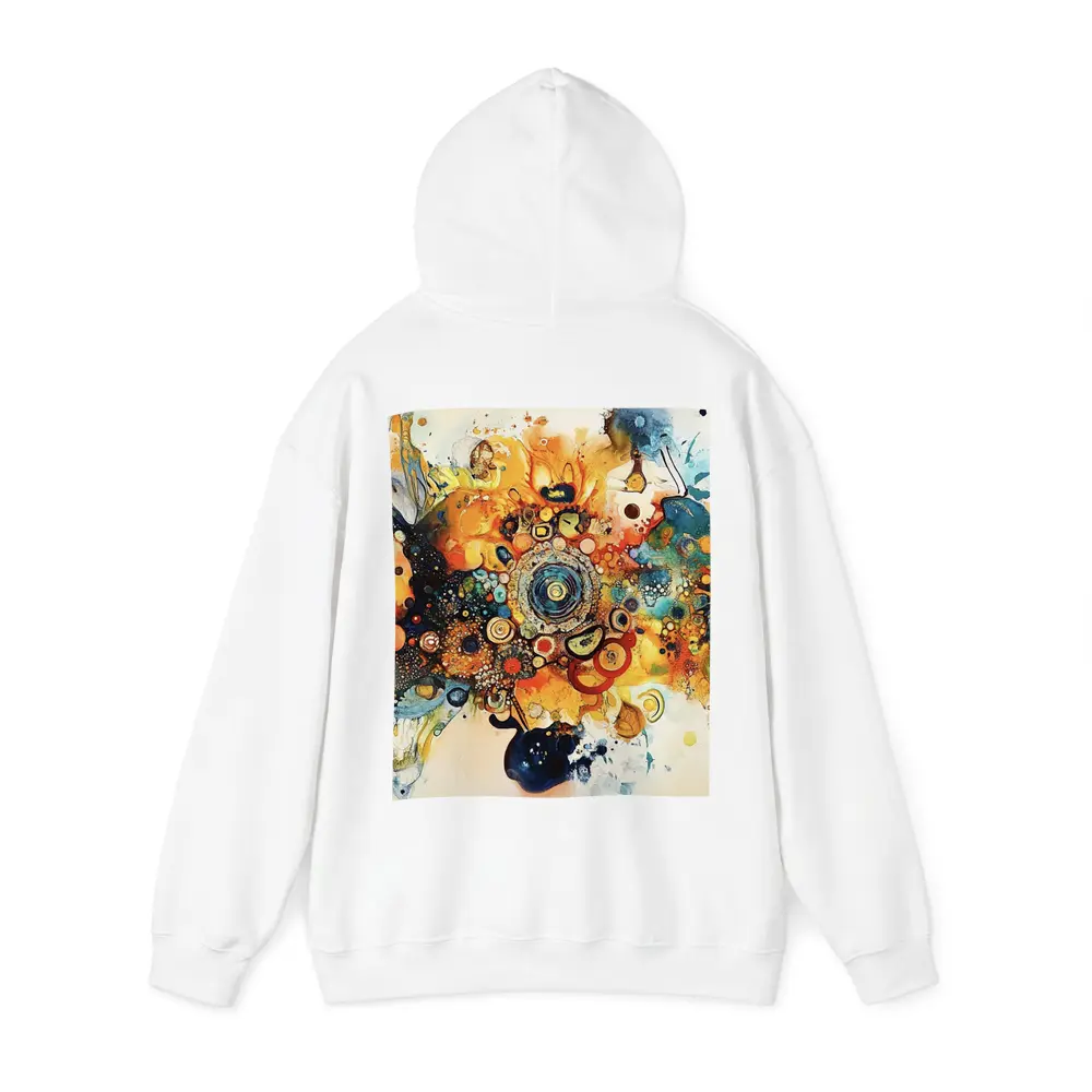 Colorful Abstract Watercolor Circles Cosmic Explosion – Hoodies