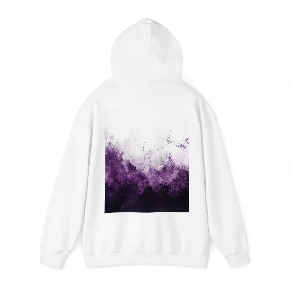 Dark Purple Abstract Grunge Watercolor Art – Hoodies