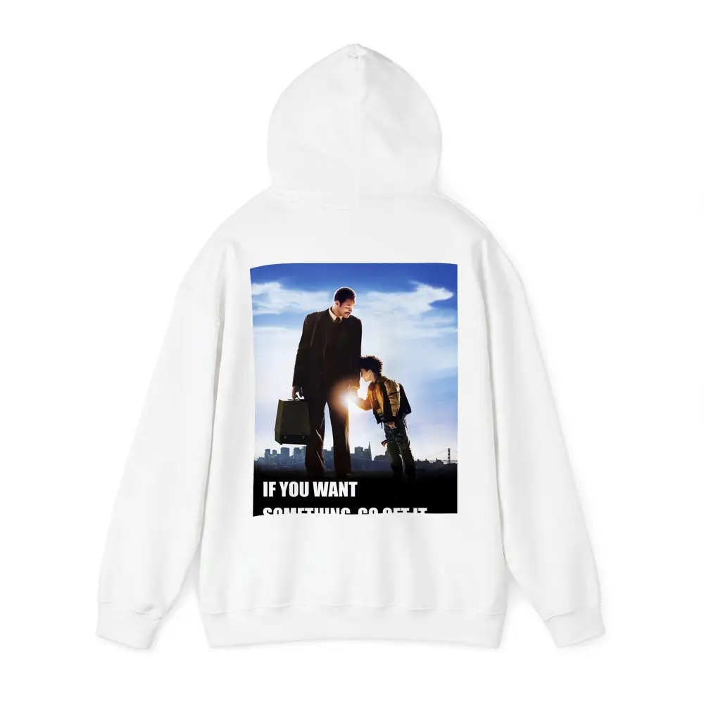 Father Son Motivational Quote City Skyline – Hoodies