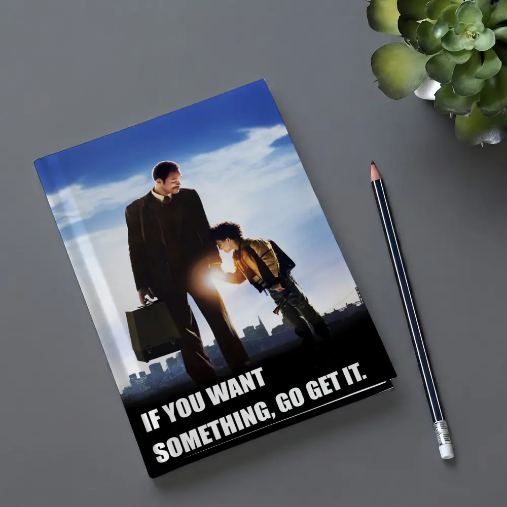 Father Son Motivational Quote City Skyline – Notebooks