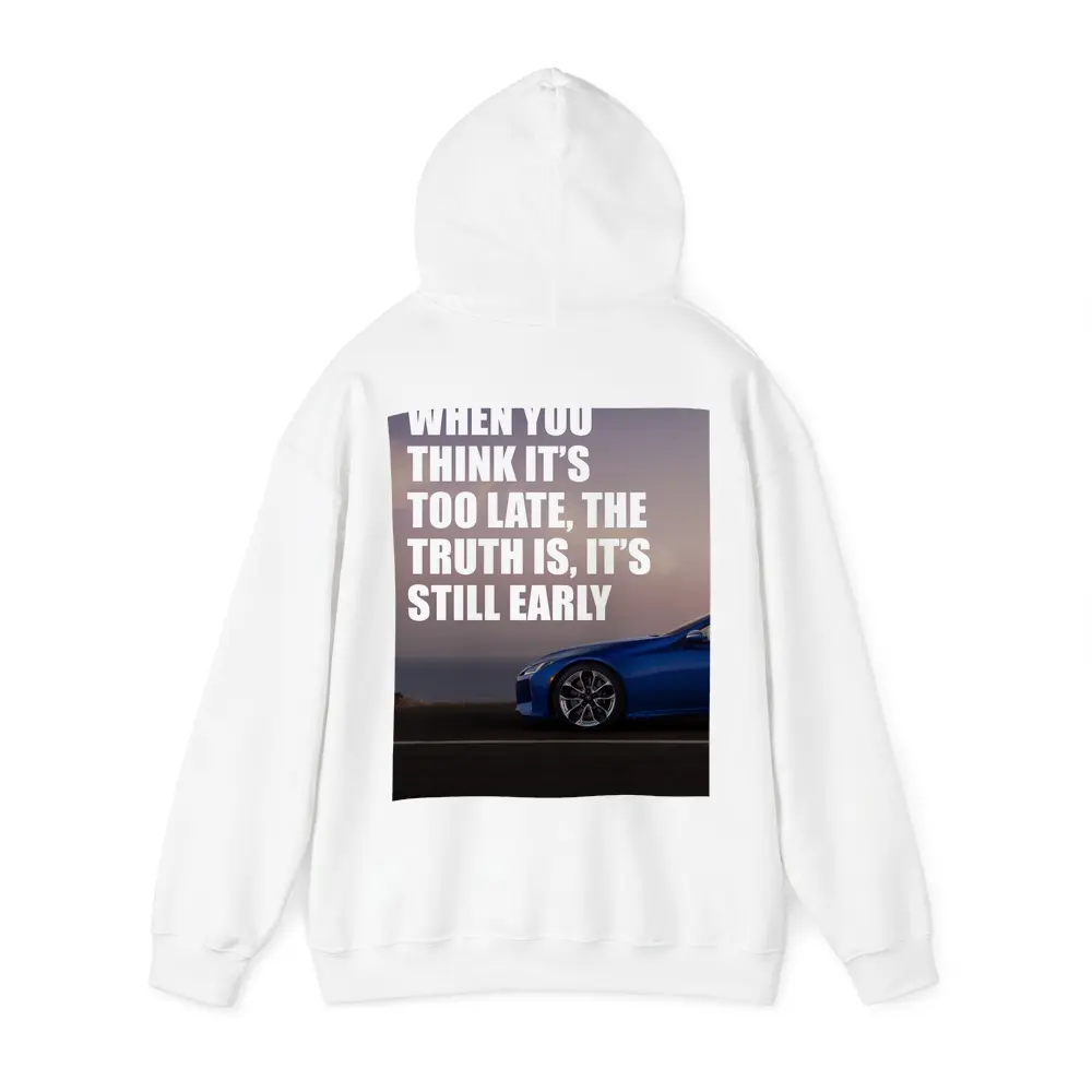 Lexus LC Blue Sports Car Coastal Road – Hoodies