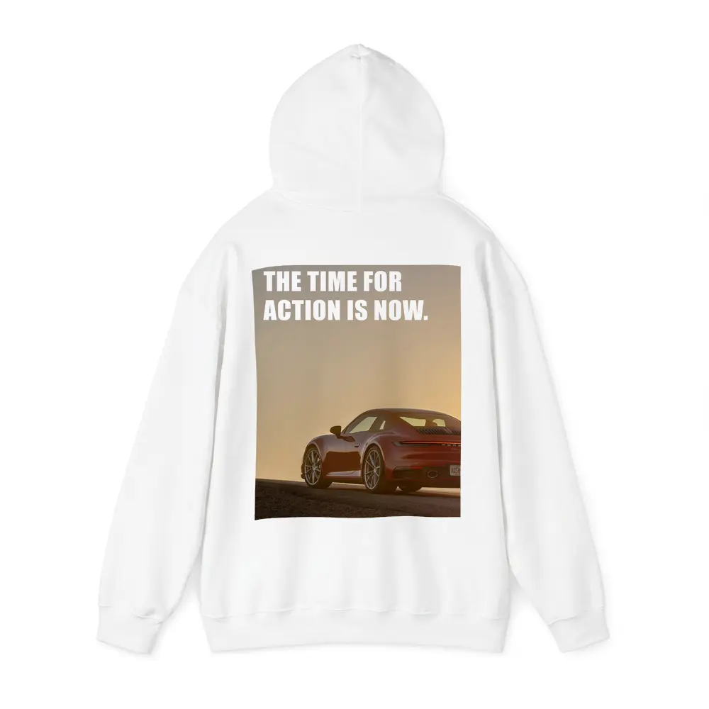 Porsche 911 Red Car Golden Sky – Hoodies