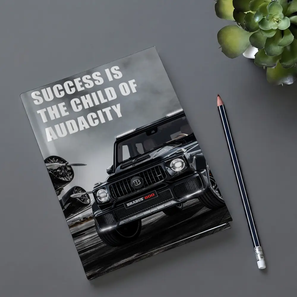 Brabus G Wagen Success Audacity Quote Art – Notebooks