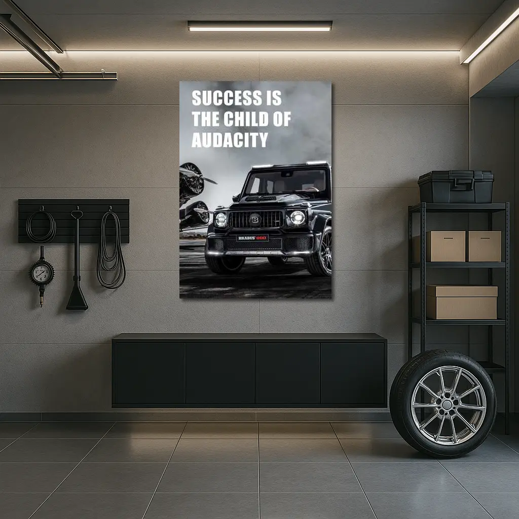 Brabus G Wagen Success Audacity Quote Art – Wall Art