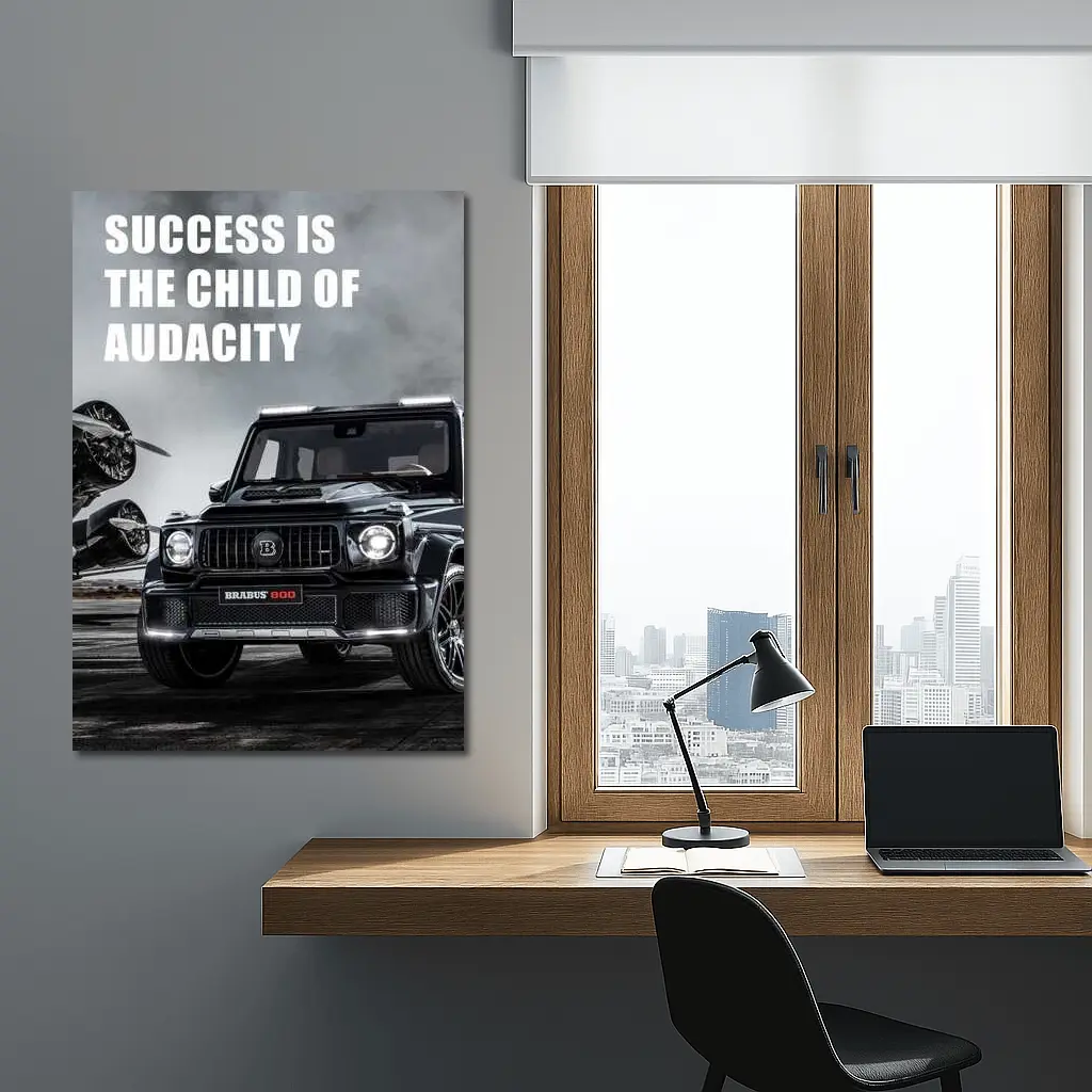 Brabus G Wagen Success Audacity Quote Art – Wall Art
