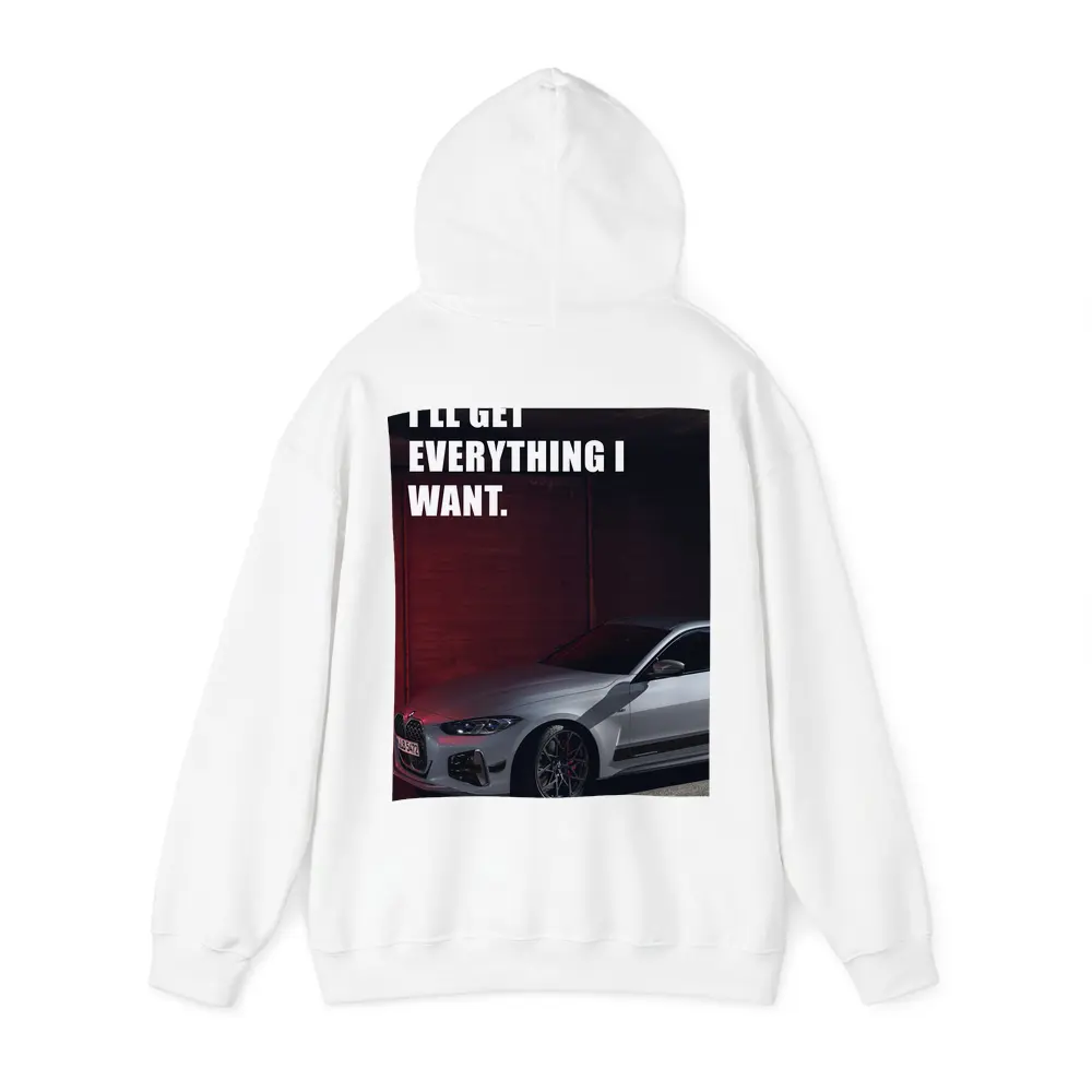 BMW Four Series Silver Coupe Bold Quote – Hoodies