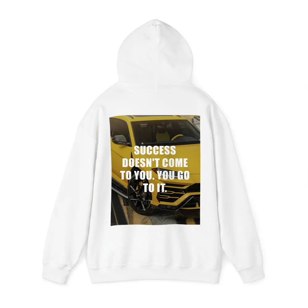 Success Quote Yellow Lamborghini Urus Car – Hoodies