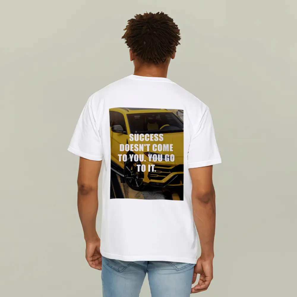 Success Quote Yellow Lamborghini Urus Car – T-Shirts