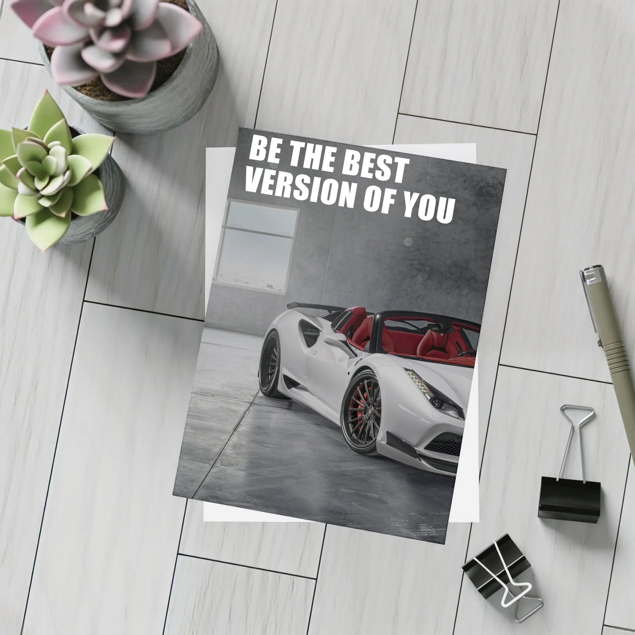 Be The Best Version Of You Ferrari – Postcards