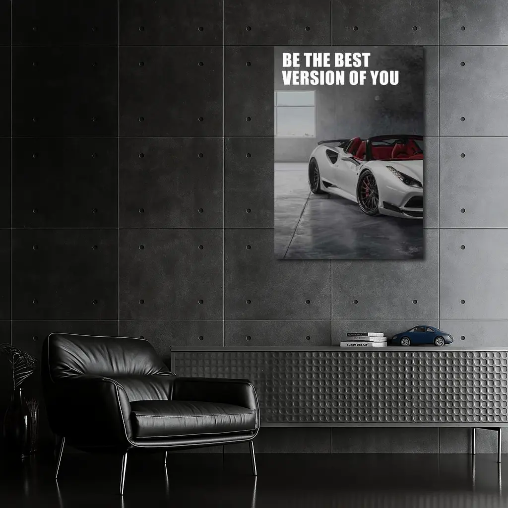 Be The Best Version Of You Ferrari – Wall Art