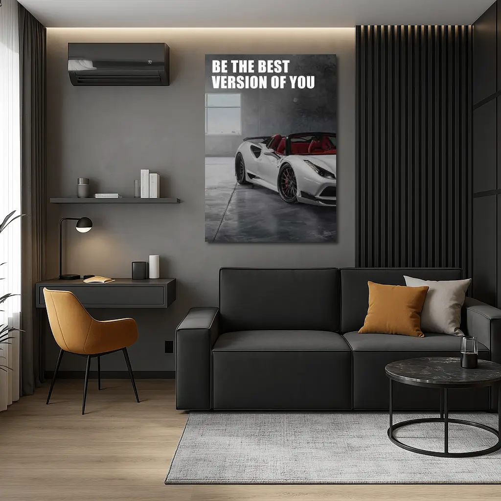 Be The Best Version Of You Ferrari – Wall Art