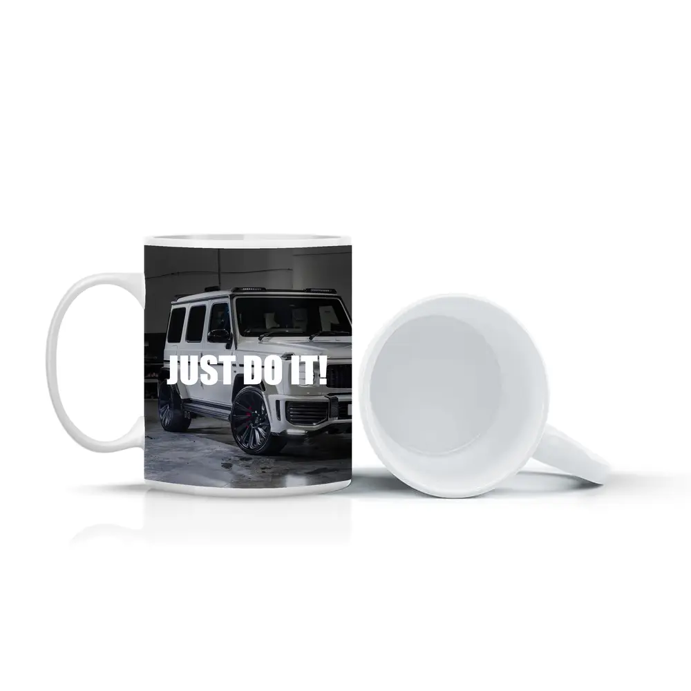 Mercedes G Class White Just Do It – Mugs