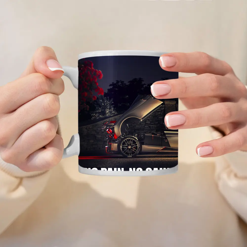 Pagani Huayra Night Motivational Quote Art – Mugs