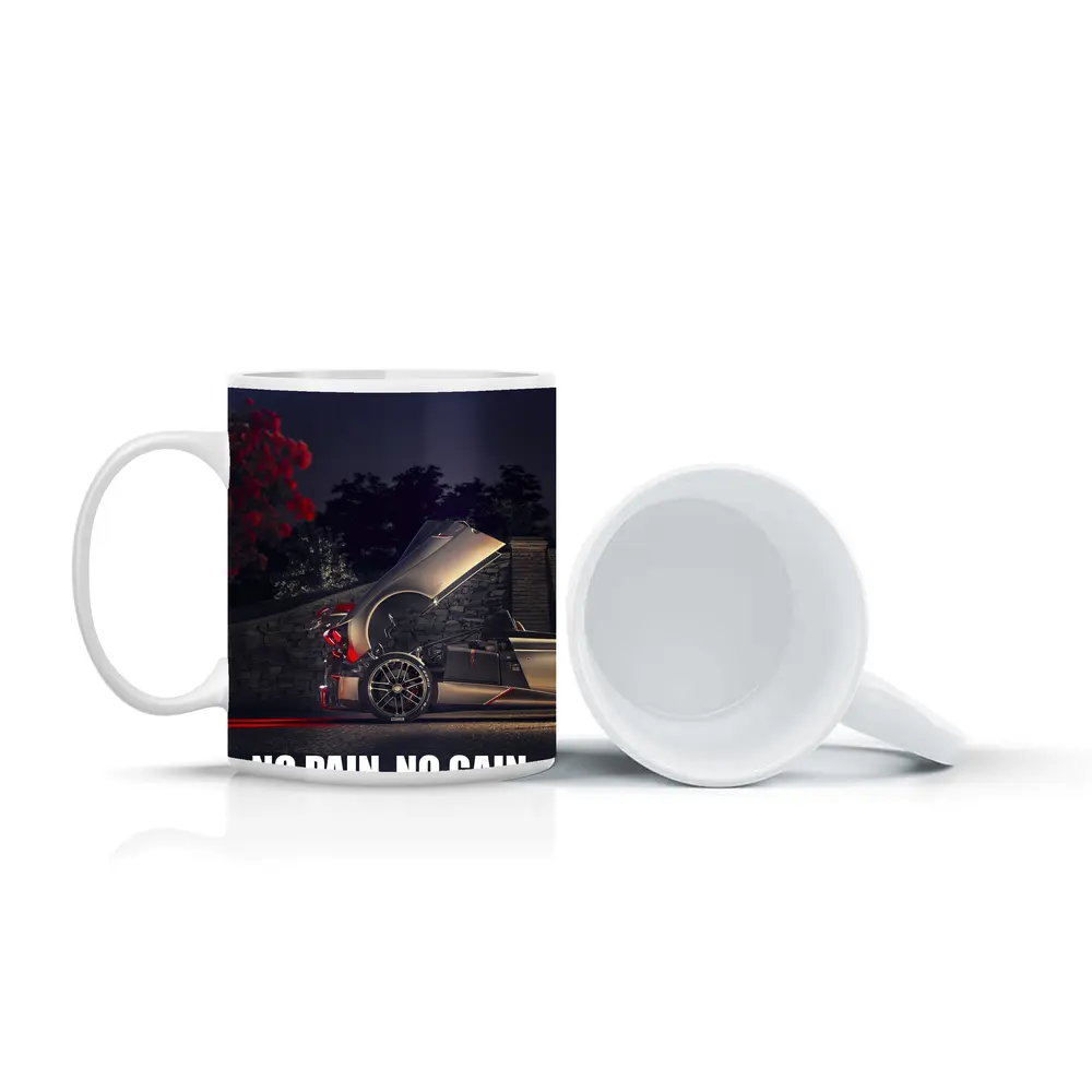 Pagani Huayra Night Motivational Quote Art – Mugs