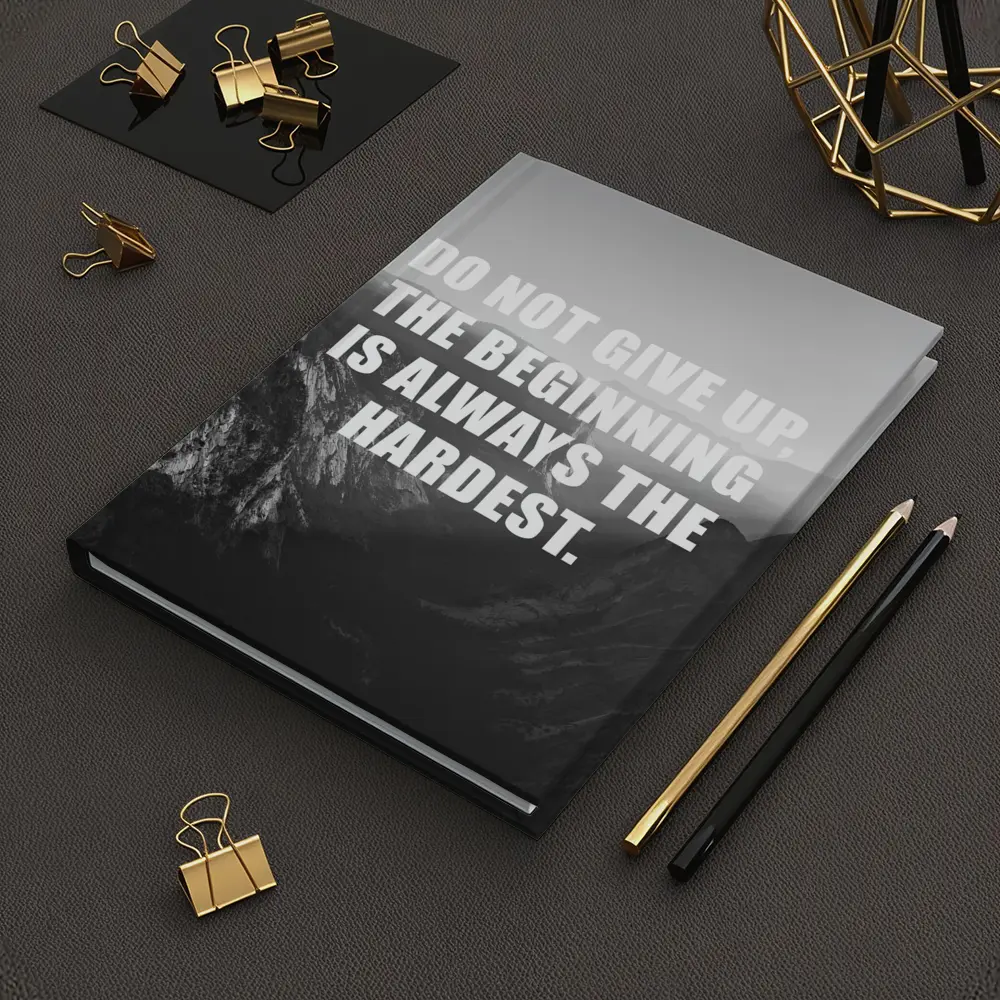 Do Not Give Up Mountains Motivational Quote – Notebooks