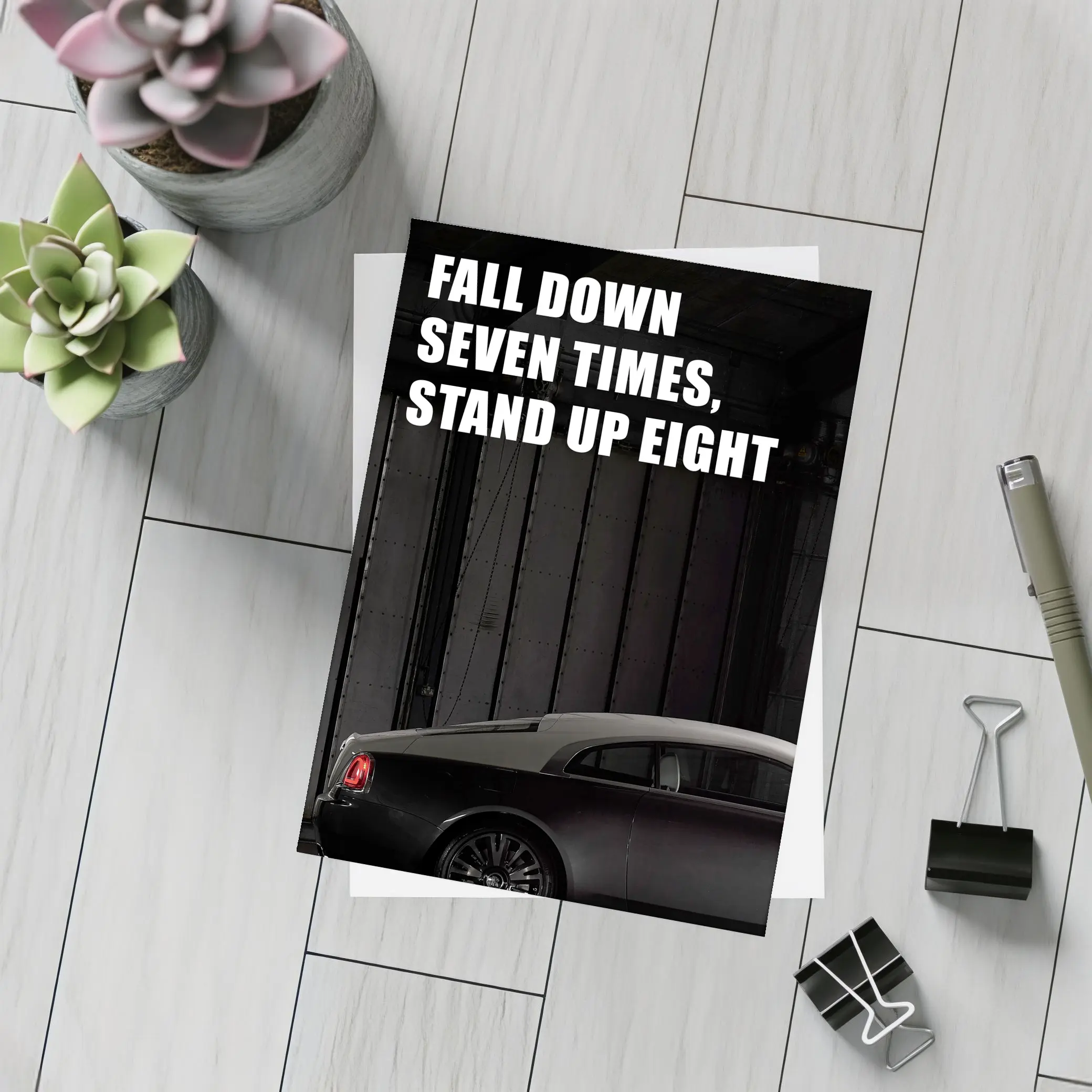 Fall Down Seven Times Stand Up Eight – Postcards