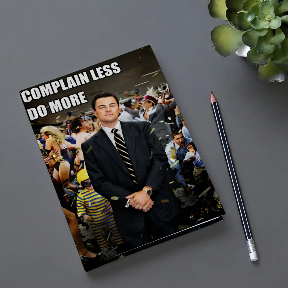 Complain Less Do More Man Office Party – Notebooks