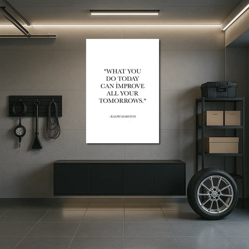 Ralph Marston Quote Black White Minimal Art – Wall Art